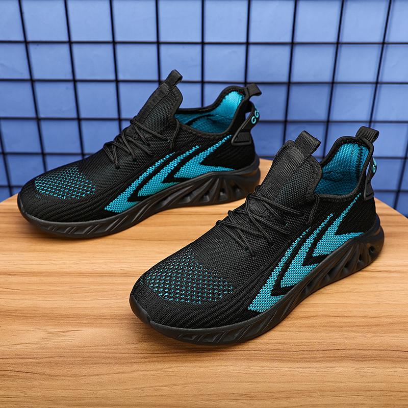 Мужская спортивная обувь 2024 весна уличная дышащая толстая подошва модная сетчатая обувь повседневная обувь для ходьбы вулканизированная обувь Zapatos Hombre