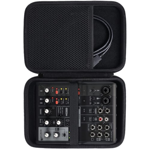 Khanka Storage Case Compatible with Yamaha AG06/AG06MK2 Webcasting Mixer Audio Interface