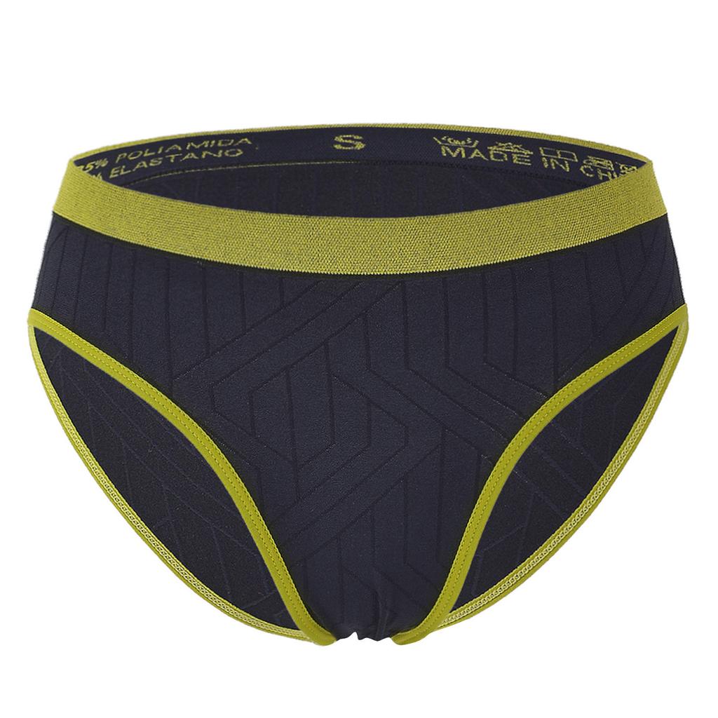 Ladies' Contrasting Low Waisted Pants With Seamless Hip Lifting Underwear