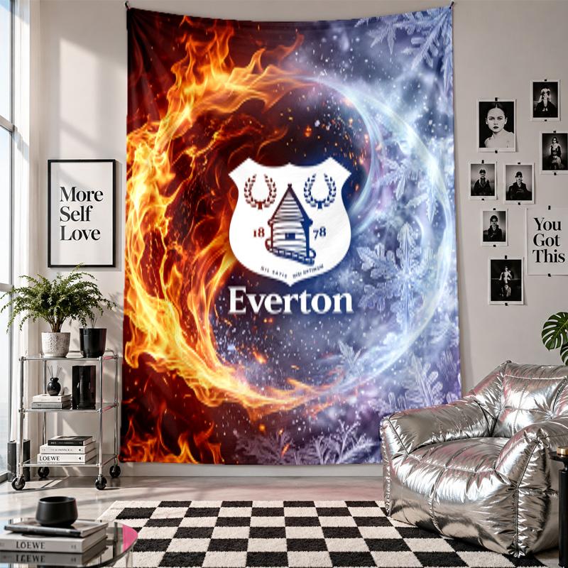 Футбольный Настенный Гобелен Everton Домашний Декор Настенное Полотно для Спальни Гостиной Фон