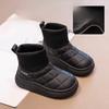 Children's Velvet Cotton Shoes Winter New Style Girls' Socks Boots Boys' Cotton Boots