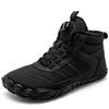 Winter warm non-slip snow boots velvet waterproof outdoor sports shoes windproof fashionable large size high-top board shoes men
