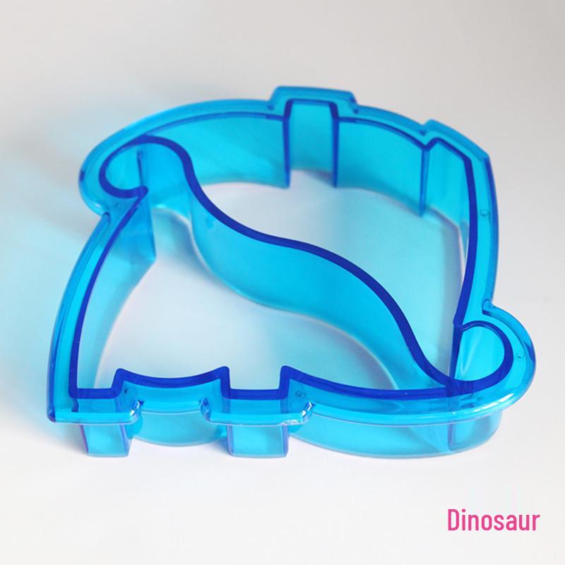 Dinosaur Sandwich Cutter Bread Mold, Plastic Bento DIY, Random Color
