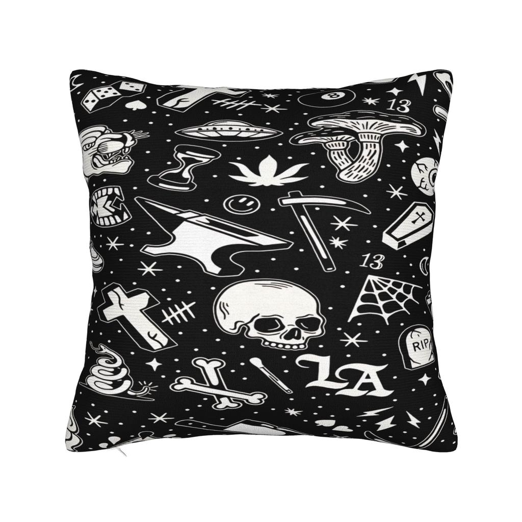 Pillow Cover Flying Leaping Pig Funny Pillow Case For Living Room Sofa Pillowcases
