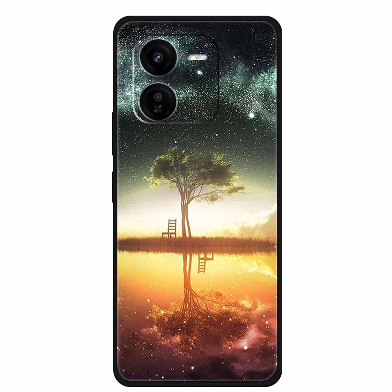 For iQOO Z9x Z9 Turbo 5G Case Luxury Fashion Soft Silicone Phone Case For iQOO Z9 Turbo 5G Cover Shockproof TPU Protector Capa