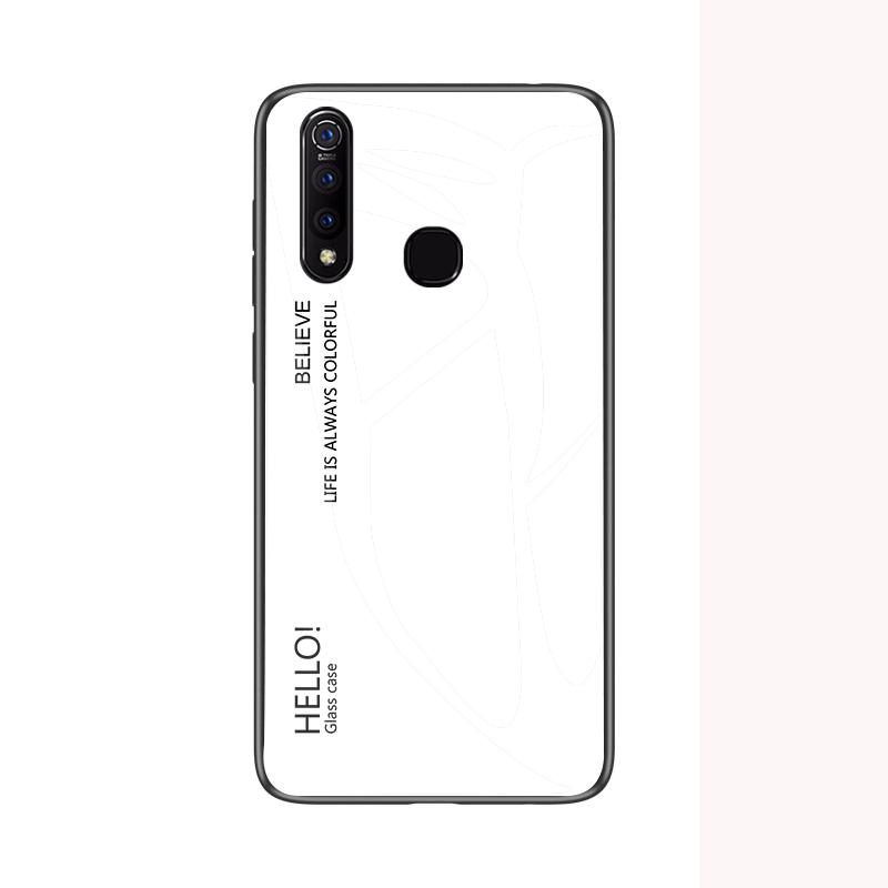 Чехол для VIVO Z5X Модный Жесткий Закаленный Стекло Роскошный Градиентный Защитный Задняя Крышка чехол Для vivo z5x Z5 X vivoz5x чехол для телефона