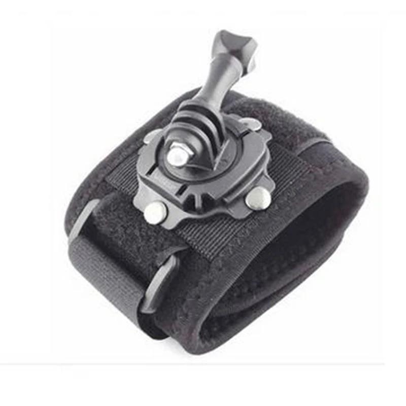 Ремешок на запястье с вращением на 360 градусов для GoPro Hero12 11 10 9 8 7 5 аксессуары Xiaomi Yi 4K SJ4000 H9r Insta360 Arm Belt Go Pro