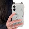 Cat Ears for Apple Transparent Four-corner Anti-fall Shell Transparent TPU Mobile Phone Case Air Bag Anti-fall Shell 13pro for Apple