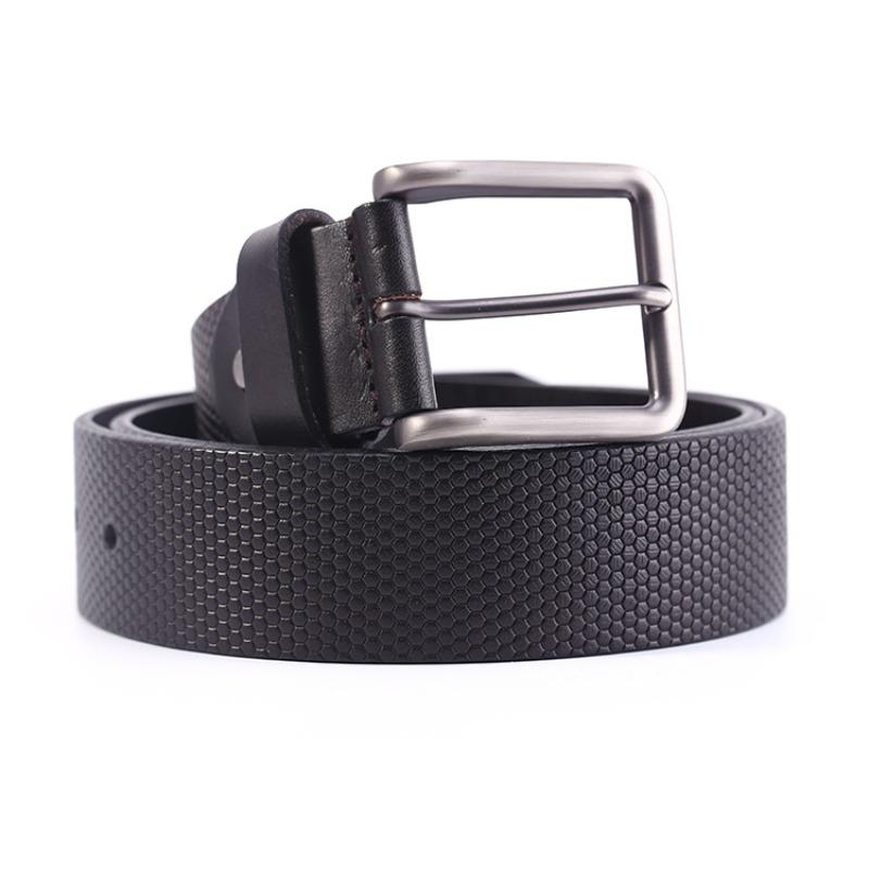Ремень из британской кожи, мужской ремень с пряжкой из сплава, первый слой из коровьей кожи, повседневный ремень для брюк