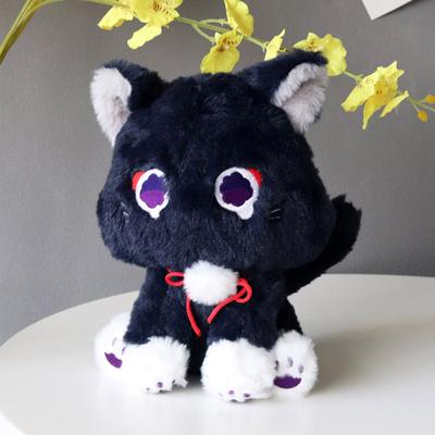 22 см аниме Скарамуш Кот Милая Плюшевая Кукла Genshin Impact Wanderer Pet Косплей Мягкая Подушка Игрушка Подарок На День Рождения