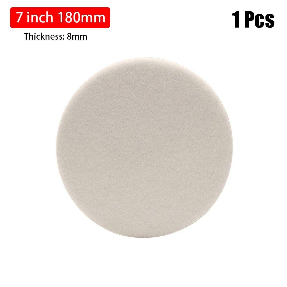 1/10Pcs 75mm 100mm 125mm 150mm 180mm Wool Felt Discs 2/3/4/5/6/7inch Abrasive Wheel Polishing Pads