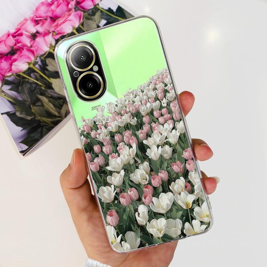 For Realme C67 4G Case RMX3890 New Fashion Painted Cover 6.72'' Soft Silicone Phone Case For Realme C67 C 67 RealmeC67 4G Bumper