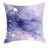 New Dreamy Gold, Pink, Blue and Purple Gradient Color Pillow Back Home Bedroom Bedside Sofa Cushion