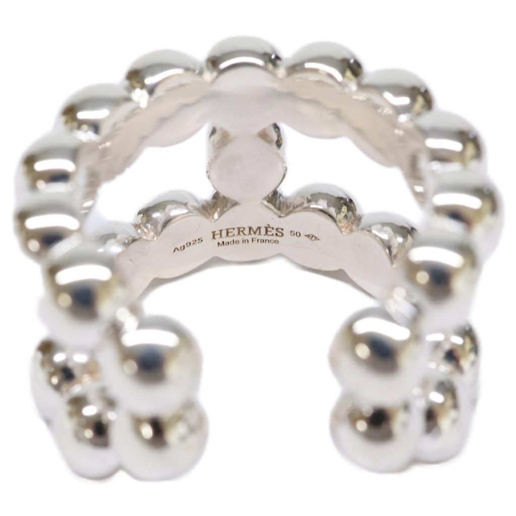 Hermes Ag925 Chaine d'Ancre Parade Ring Ring 50 SilverUsed