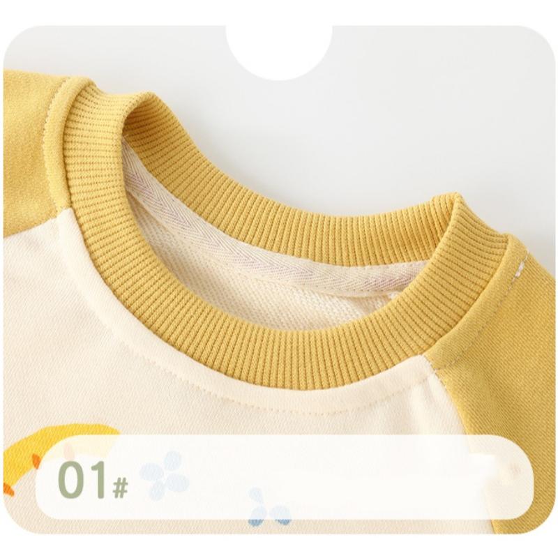 Хлопковая детская терморубашка с длинным рукавом, топ с мультяшным принтом, удобная базовая одежда, мягкая детская рубашка, класс безопасности А