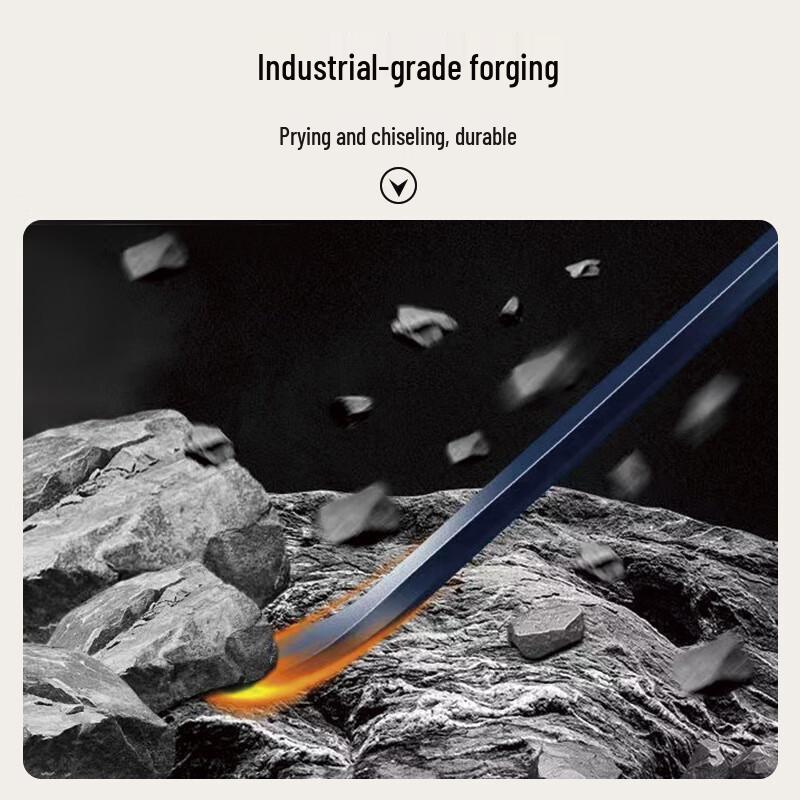 Heavy-Duty Hexagonal Pry Bar and Crowbar