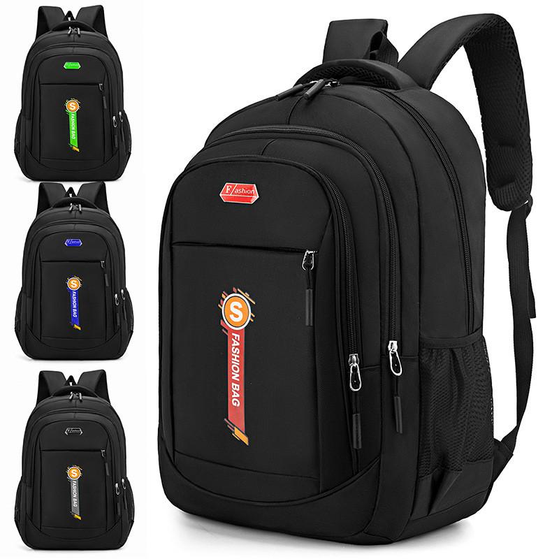 Оксфордский бизнес-рюкзак большой вместимости с тисненым дизайном в виде букв для школы