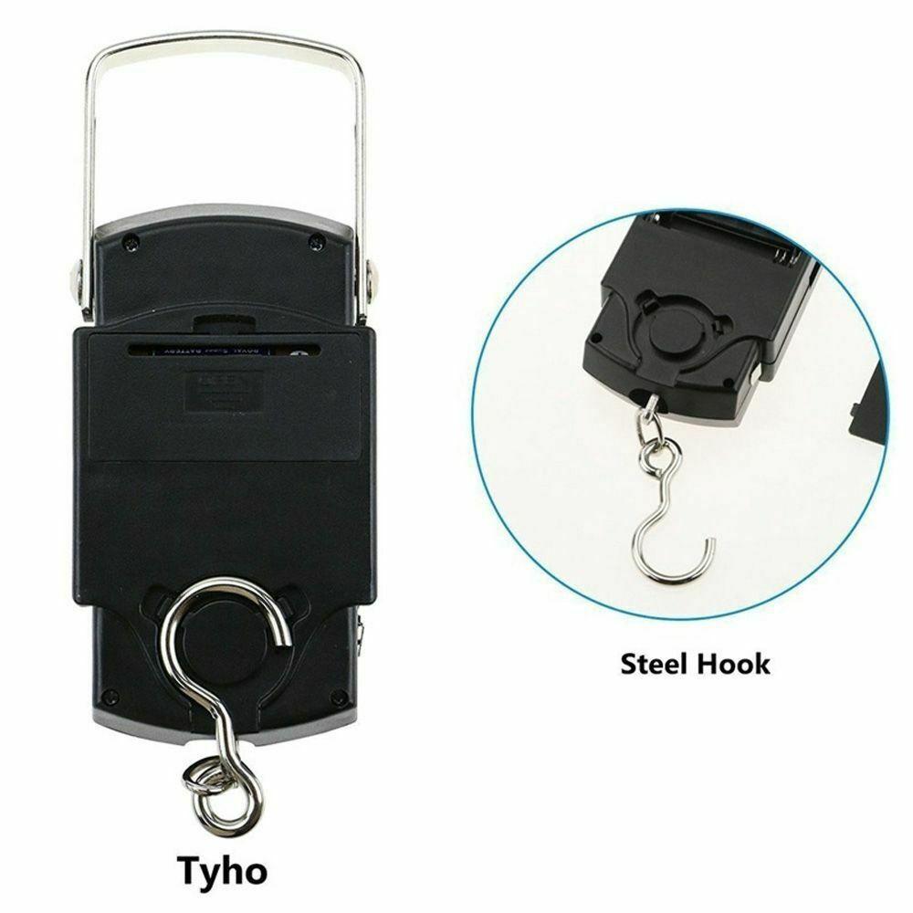 Digital Scales Luggage Scale Load 50kg-10g LCD Mini Protable Pocket Fishing Scale Electronic Hanging Travel Pocket Scale Luggage Scales Weights Tool