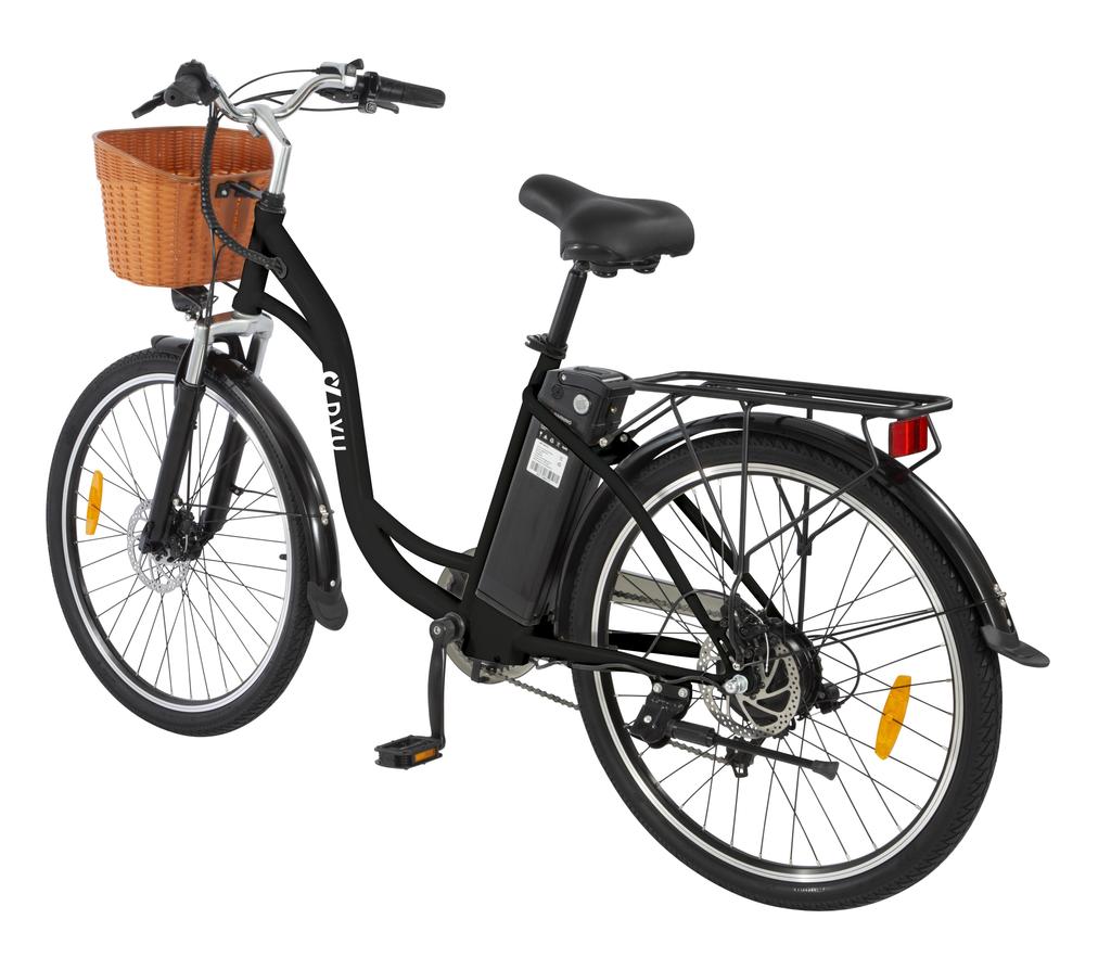 DYU C6 Adult Multi Terrain Electric Bicycle 26 Inch Road Tires 350W Motor 36V12.5AH Battery Electric Bike City Commuting E-Bike With TowSeat