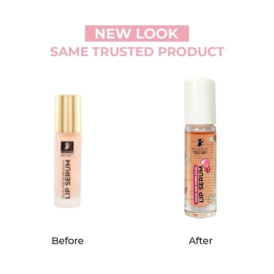 Pilgrim Spanish Squalane Lip Serum (Bubblegum)with Roll-on for Visibly Plump Lips |Lip Serum with Shea Butter |Men & Women |6 Ml