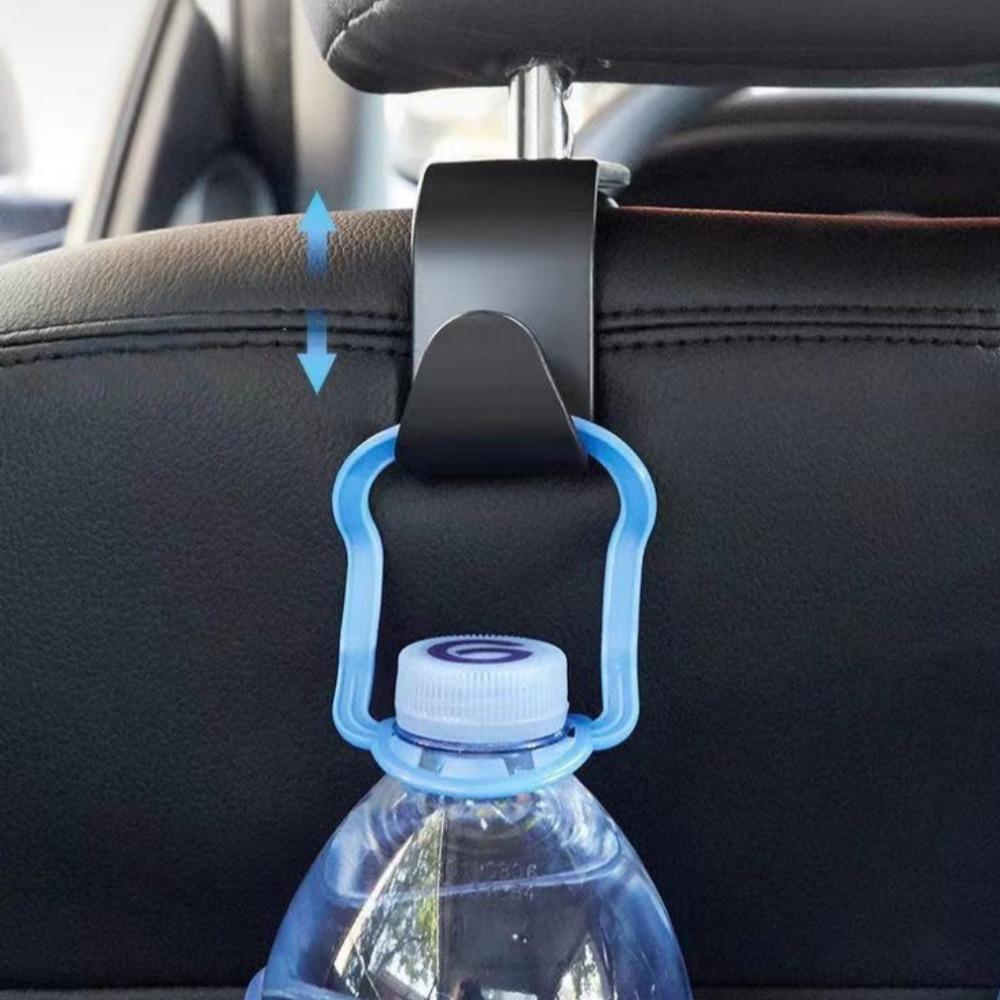 10pcs Car Headrest Plastic Hooks Seat Back Storage Hanger Multifunctional Auto Interior Hooks Hidden Fit Automobile Accessories