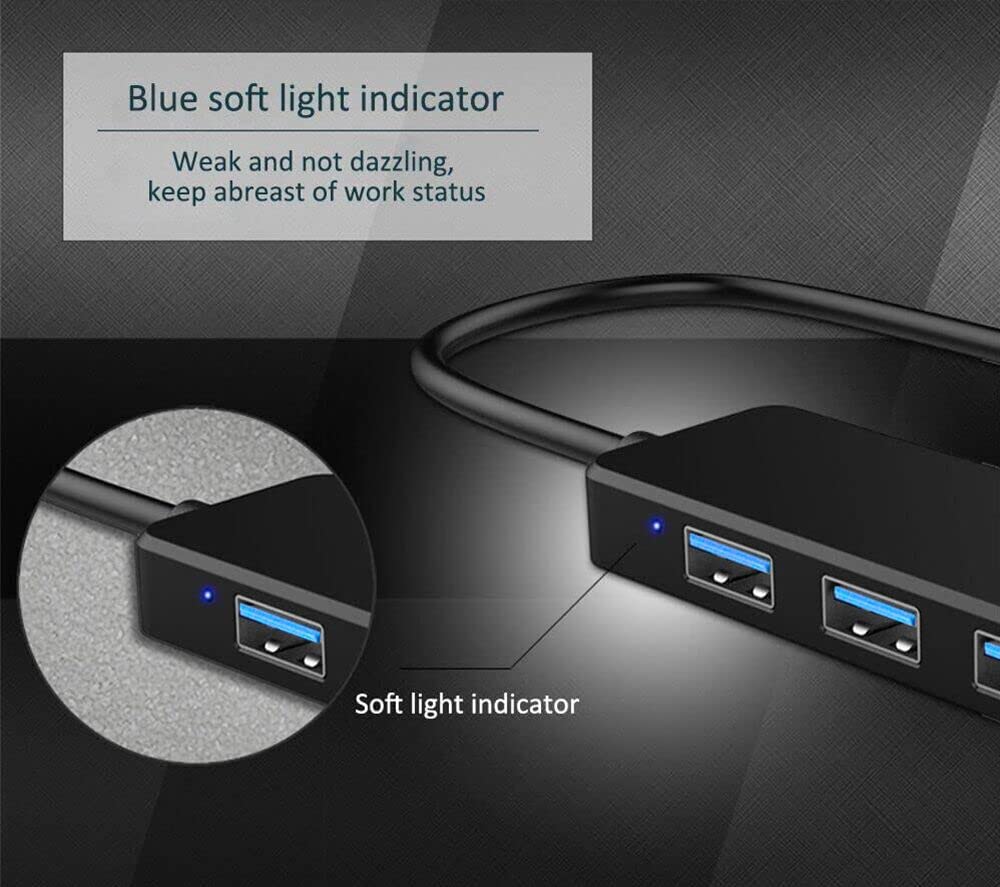 VIENON USB USB USB USB Хаб-расширитель для флешек и мышей 3.0, 4-портовый хаб, разветвитель, для ноутбука, Xbox, накопителей, жестких дисков, консолей, принтеров, камер, клавиатур,