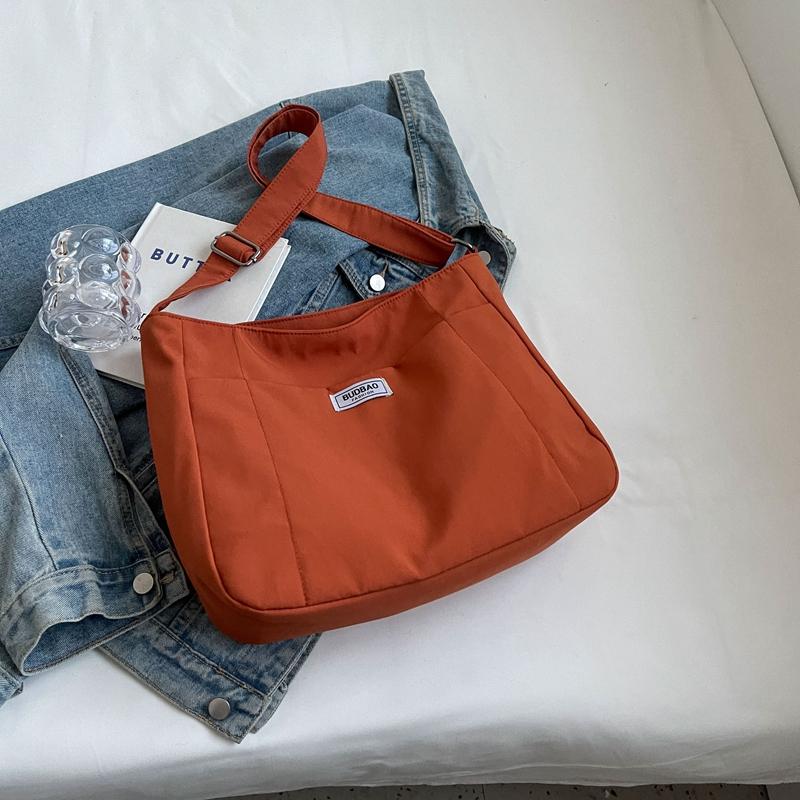 Сумка через плечо большой емкости, женская однотонная большая сумка, сумка через плечо для студентов