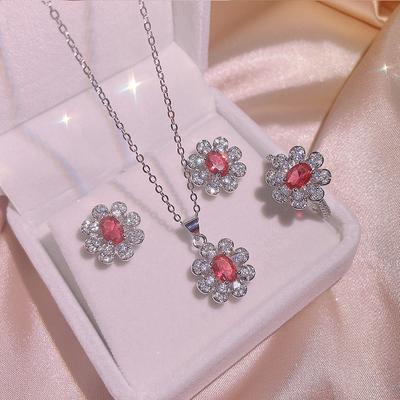 Корейская версия набора цветов «Trend Simulation Luxury Dove Blood Ruby»