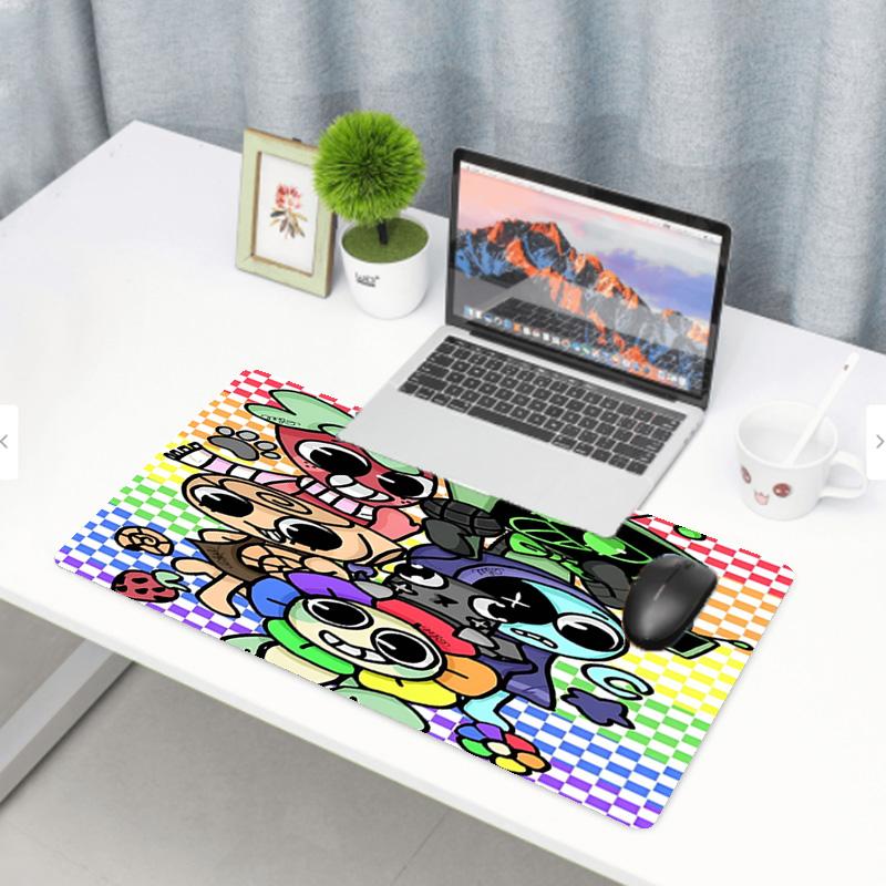 Dandy's World Print Mouse Pad, Anti‑Slip Desktop keyboard Mat, for PC Laptop Gaming Working Daily Use, Cool Festival Surprise Gift