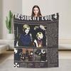 Leon Kennedy Resident Evil Warm Soft Blanket  Picnic Plush Bedding Throws Fashion Outdoor Flannel Bedspread Sofa Bed Cover