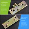 4 Sets Footboards Hold Bed Rail Brackets Heavy Duty Non-Mortise Bed Frame Connectors  for Furniture