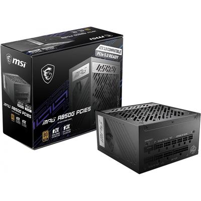 MSI 850 Вт домашний блок питания для ПК MPG A850G PCIE5 (80PLUS GOLD PCIe5.0 ATX3.0 нативно совместимый 10-летняя гарантия) PS1