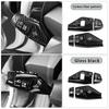 For BMW X3 G45 2025 wiper trim sleeves steering gear lever protective shells carbon fiber texture automotive interior accessorie