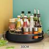 Вращающийся на 360 градусов поднос Кухонная полка для специй Контейнеры для банок со специями Поднос для закусок Коробка для хранения в ванной комнате Нескользящий органайзер для косметики