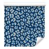 Blue Animal Skin Wallpaper, Blue and Navy Blue, 50x1000