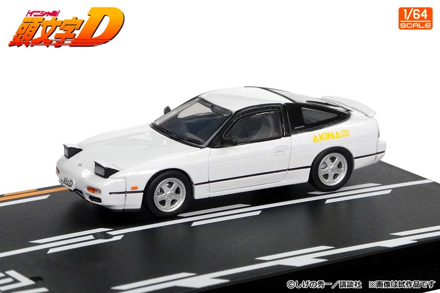 INTERALLIED Initial D Set Itsuki Takeuchi Levin Kenji 180SX MD64221 MODELER'S 1/64 Vol.21 (AE85) & (Finished Model)