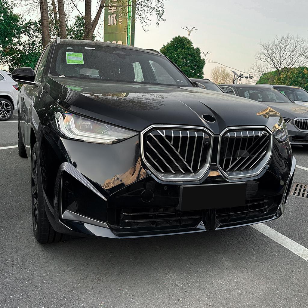 Применимо к BMW X3 G45 M Sport 2025 + автомобиль передний воздушный нож тренд автомобильная наклейка решетка внешние аксессуары для модификации