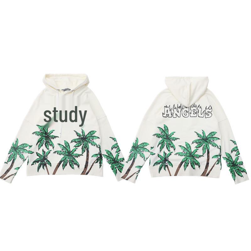 Унисекс худи Angel Palm с цветовыми блоками из махрового хлопка