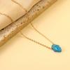 Opal Hamsa Hand Necklace Je Jewelry for Women Gold Color Stainless Steel Choker Chain Pendant Jewelry Wholesale