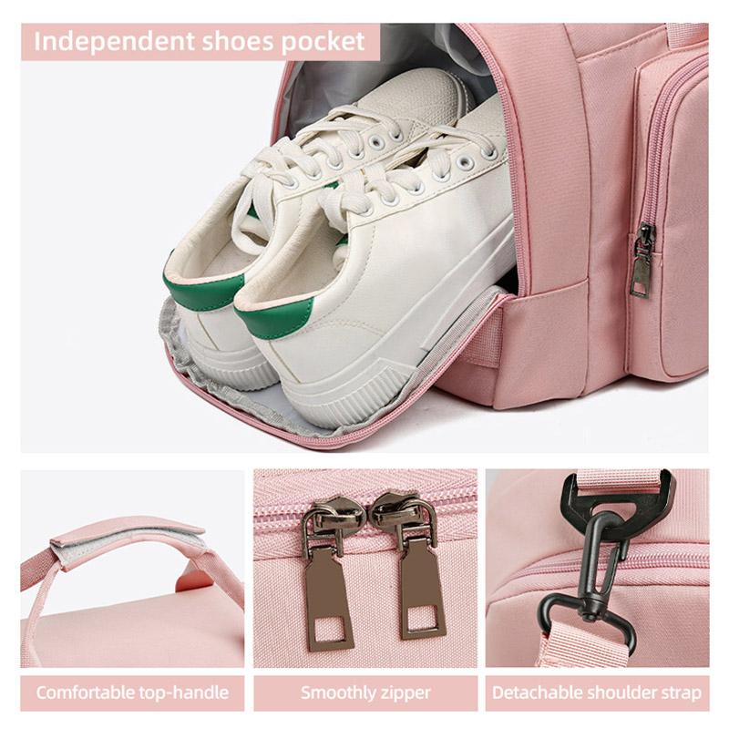 Fitness Gym Travel Bag Sports Handbag Women Men Dry Wet Shoes Pocket Single Shoulder Crossbody Swimming Yoga Backpack Duffel Bag