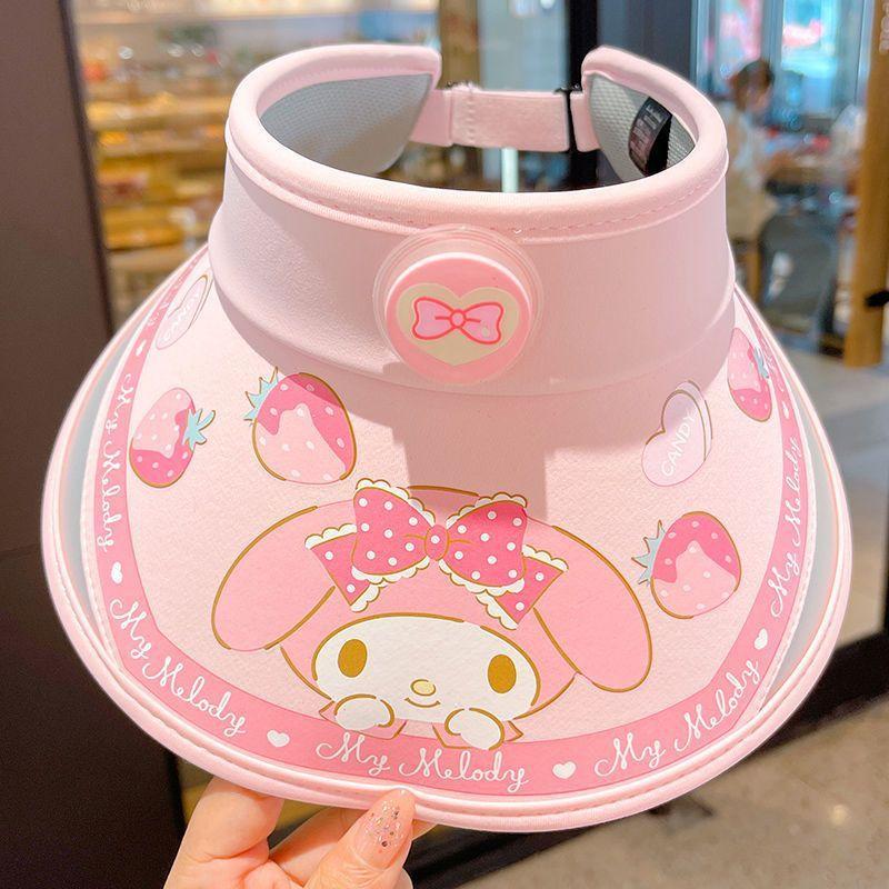 Детская солнцезащитная шляпа Hello Kitty с широкими полями для летней защиты на улице