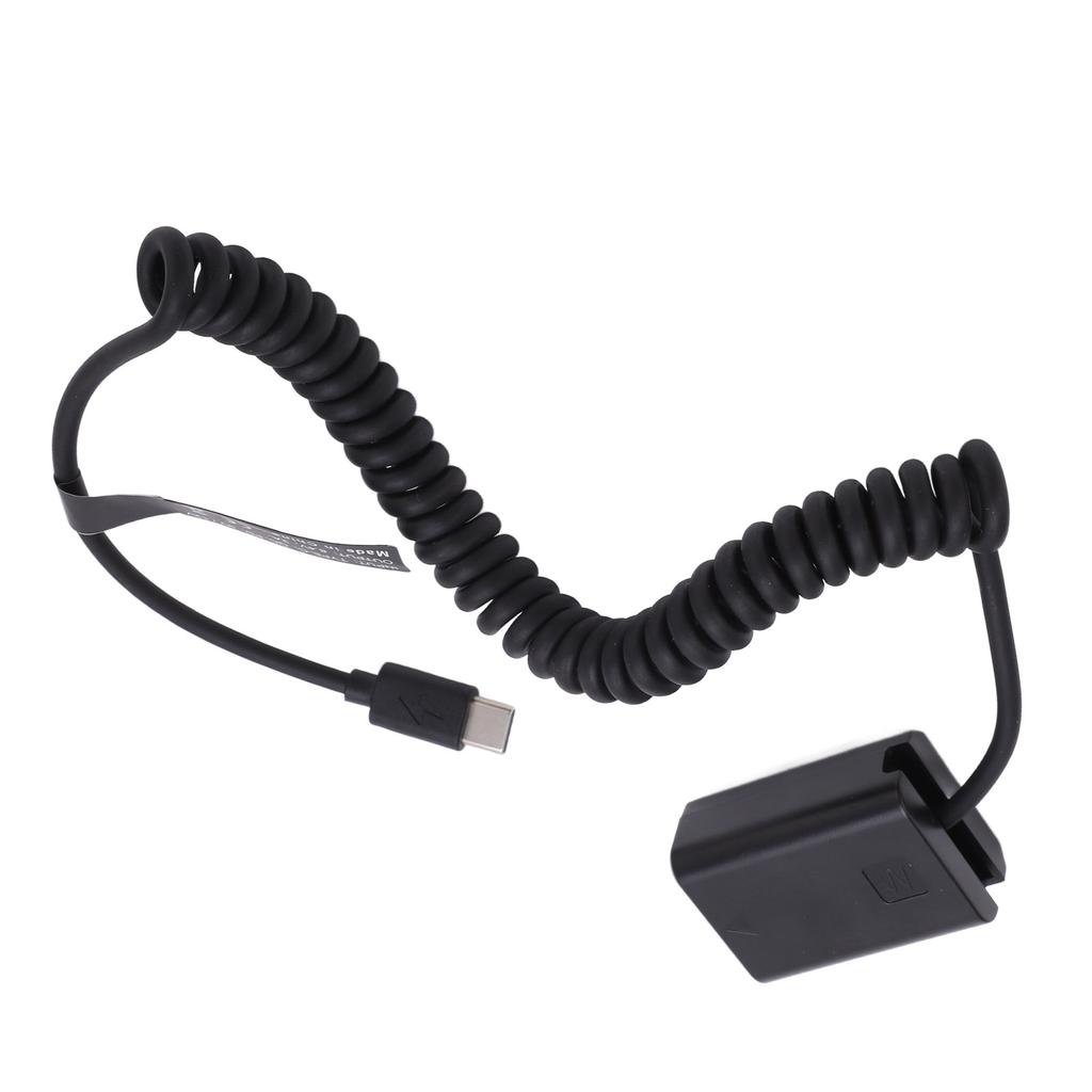 Type C Power Adapter DC Coupler FW50 Full Decoded Dummy Battery for Sony A6000 A6500 A9 A7