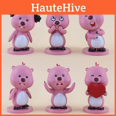 Милый набор выражений Лупи ПВХ игрушка 6 красочных вариантов Обратитесь в службу поддержки для получения коробок-сюрпризов