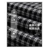 Black and Gray Plaid Pants Women's Autumn New Small Loose Lazy Drooping Casual Wide-leg Straight Pants