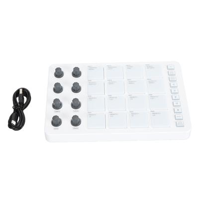 Беспроводной MIDI-контроллер с 16 RGB-пэдами и 8 вращающимися ручками USB Beat Maker Machine для