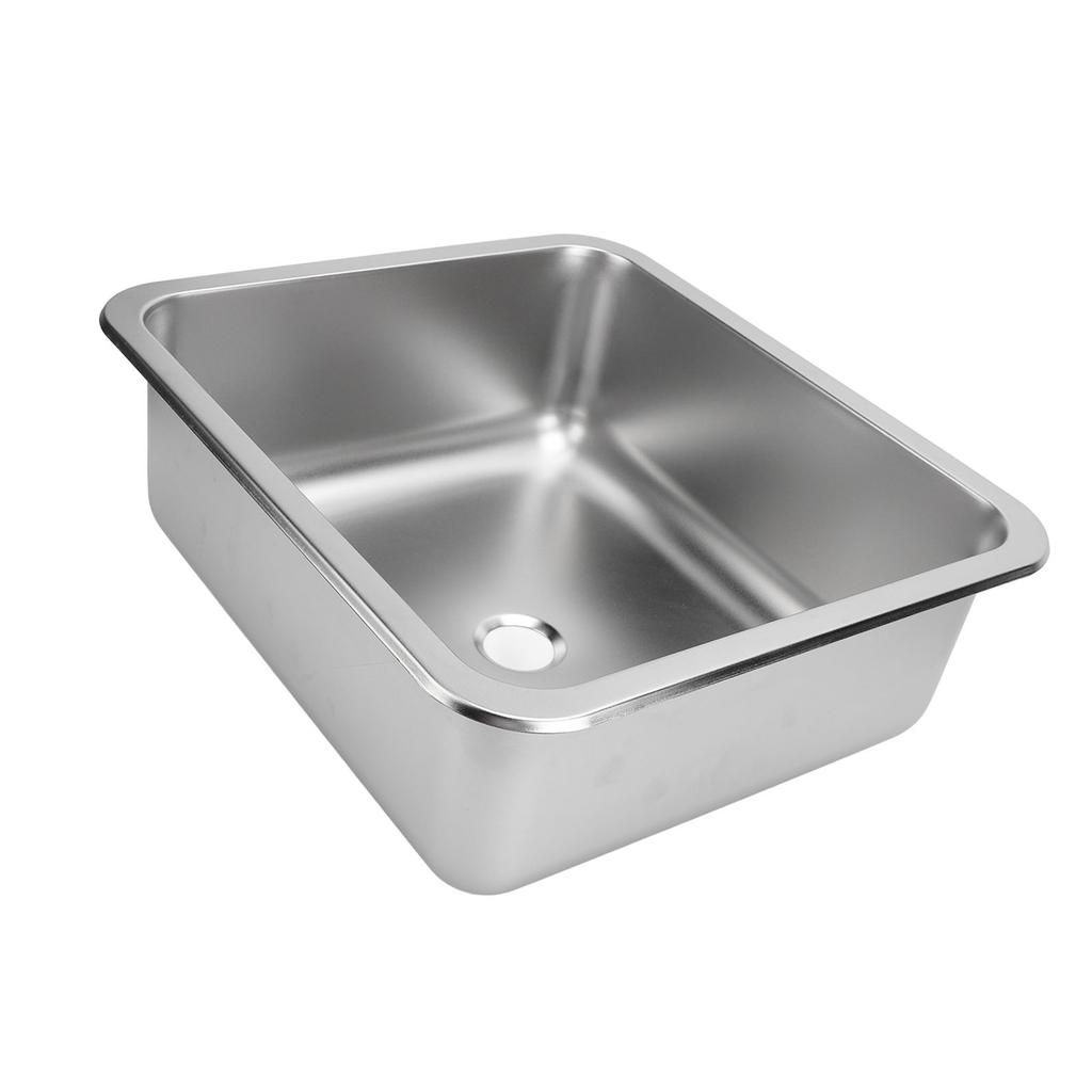 RV Sink 304 Stainless Steel Versatile Large Capacity Rectangular Kitchen Wash Sink for Caravan Motorhome Boat Camper