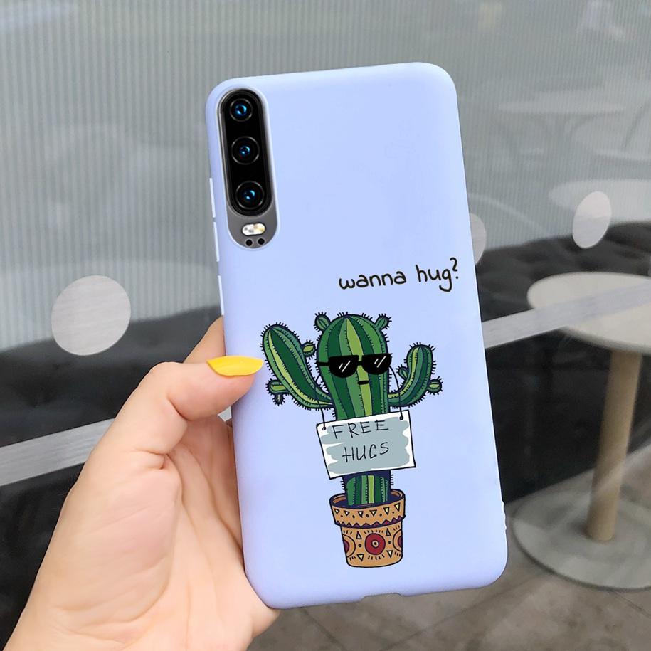 P30 Lite Case Fashion Flower Pattern Phone Case For Huawei P30 P 30 P30Lite 2020 MAR-LX1M Shockproof Bumper Soft TPU Funda Coque