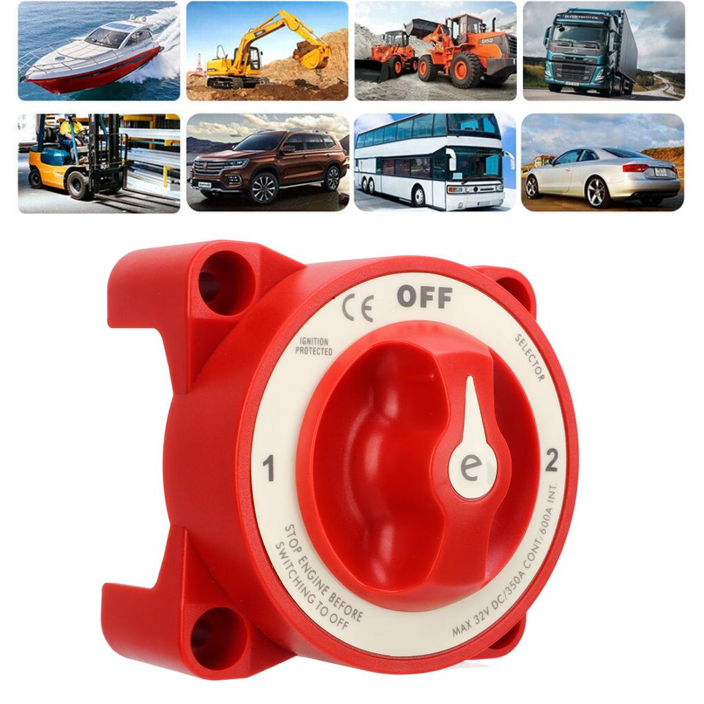 Выключатель массы Отключение питания Аварийный выключатель Изолятор 3 уровня 350А 32В постоянного тока для автодома, морского судна, лодки