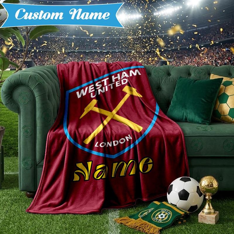 Custom Name hammer Crest Blanket Lightweight Ideal Bedding Blanket Perfect for Travel, Camping, Living Rooms, Sofas, Christmas gift