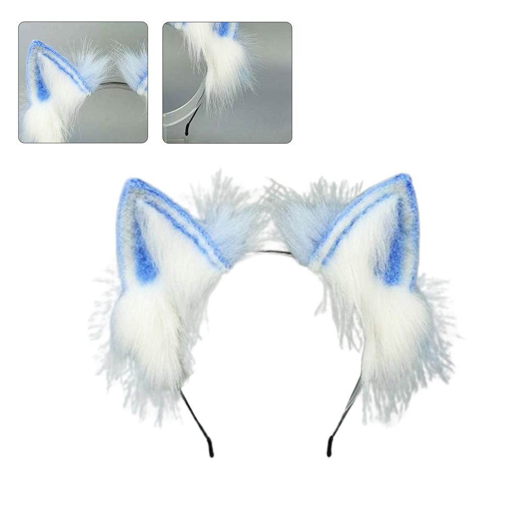 Women Hair Hoop Anime Maid Cosplay Headband Lace Flower Headwear Hair Accessory Ribbon Bow Hairband for Girls